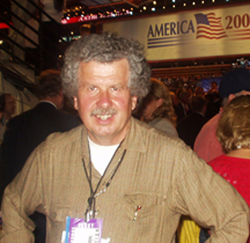 Jim Tarbell on Floor of the DNC 2004 